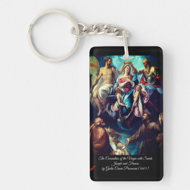 Coronation of the Virgin Key Ring (Front)