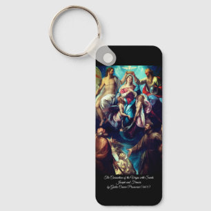 Coronation of the Virgin Key Ring