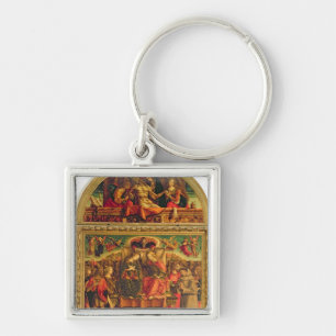 Coronation of the Virgin Key Ring