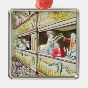 Coronation of Voltaire at the Theatre Francais Metal Tree Decoration