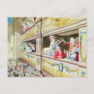 Coronation of Voltaire at the Theatre Francais Postcard