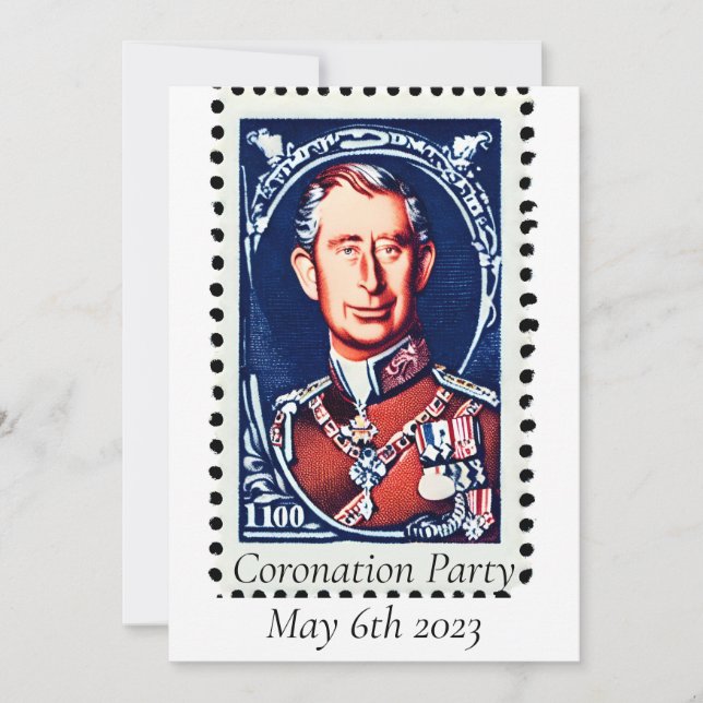 Coronation Party Invitation (Front)