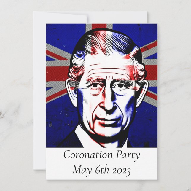 Coronation Party Invitation (Front)