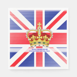 Coronation souvenir of King Charles III   Crossbod Napkin