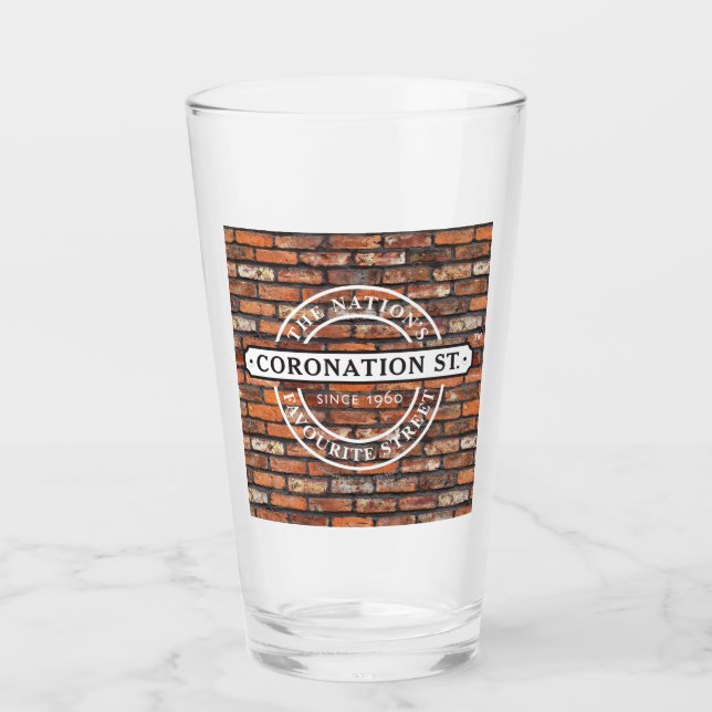 Coronation Street - Logo Glass (Front)