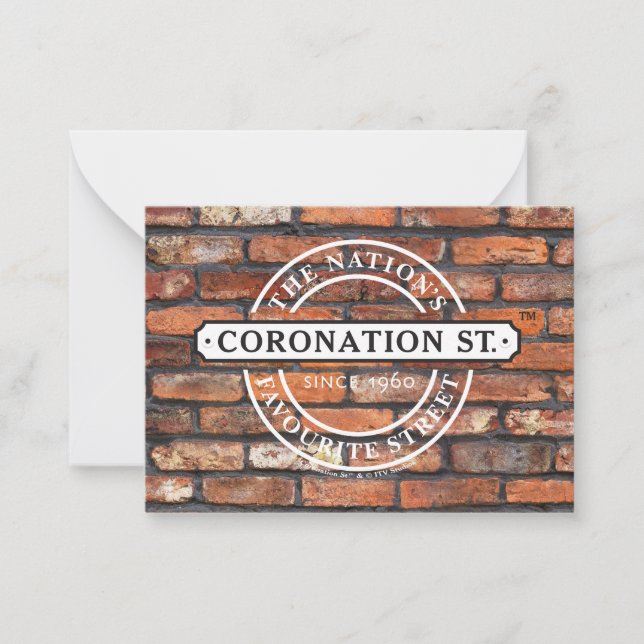 Coronation Street - Sign Poster Card (Front)