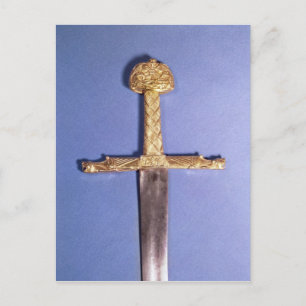 Coronation sword of the Kings of France Postcard