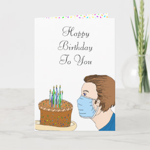Coronavirus Birthday Wishes Card