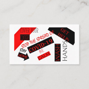 Coronavirus Business Card