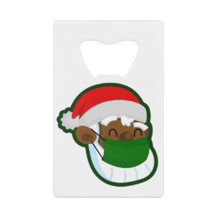 coronavirus christmas face mask black santa