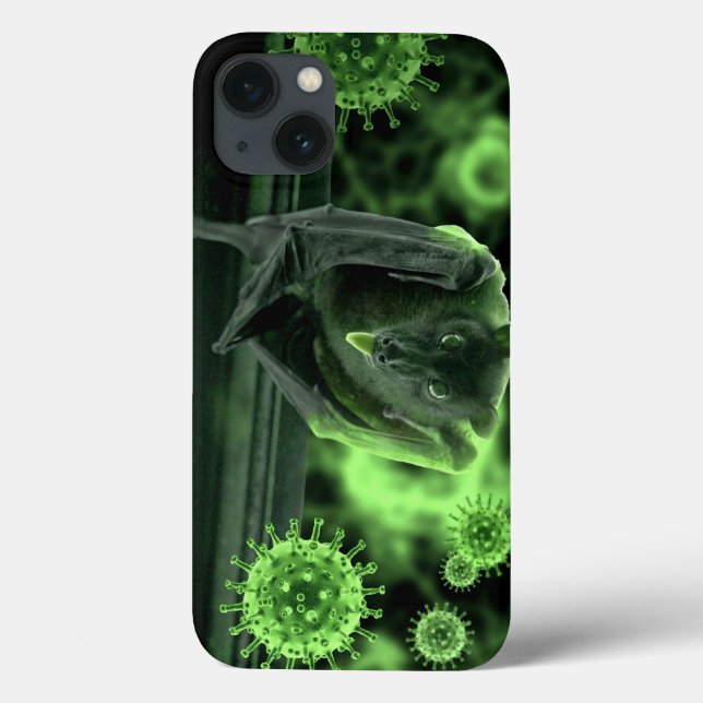 Coronavirus Covid-19 Bat Case-Mate iPhone Case (Back)