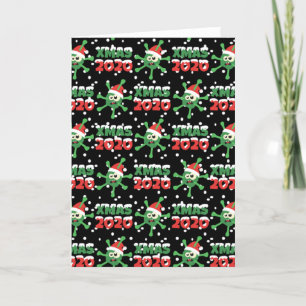 Coronavirus Covid-19 Xmas Christmas Greeting Card