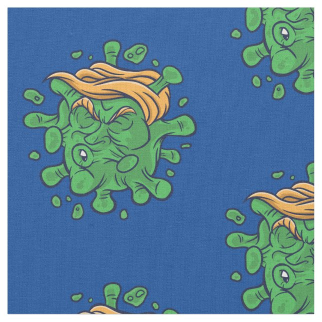 coronavirus donald trump virus fabric (Close Up)