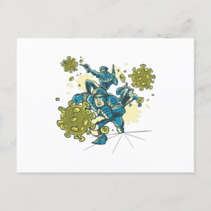 Coronavirus Fighters Postcard