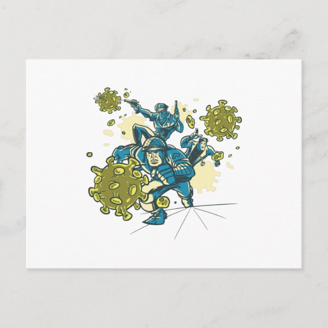 Coronavirus Fighters Postcard (Front)