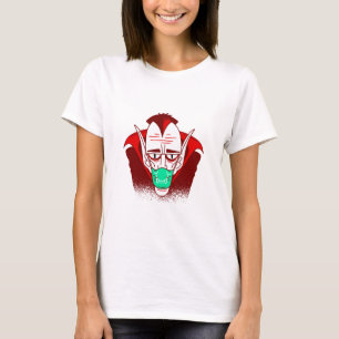 coronavirus halloween face mask vampire T-Shirt