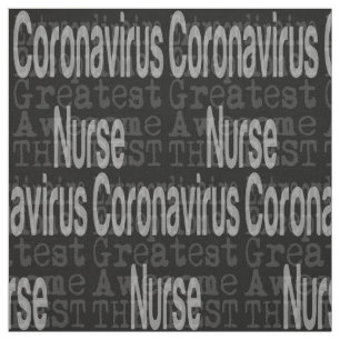 Coronavirus Nurse Extraordinaire Fabric