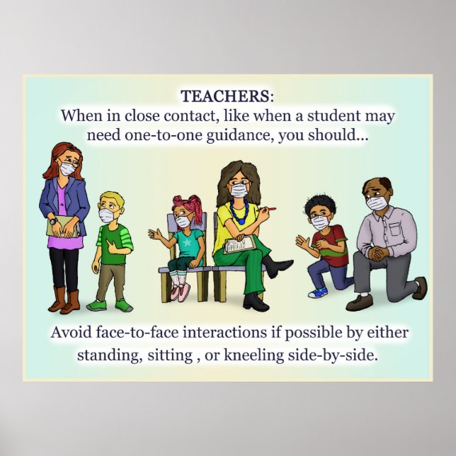 Coronavirus Teachers Poster (Front)