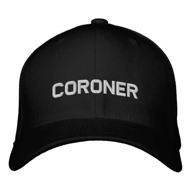 Coroner Embroidered Hat (Front)