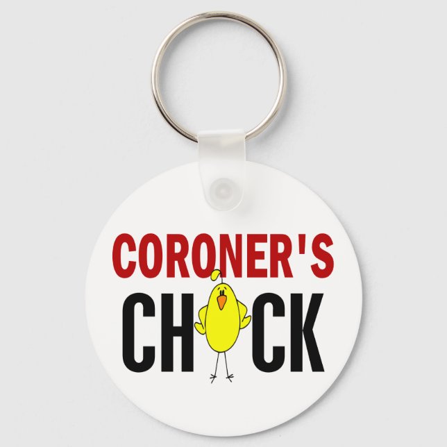 Coroner’s  Chick Key Ring (Front)