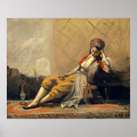 Corot - Chambermaid (Odalisque) 1871
