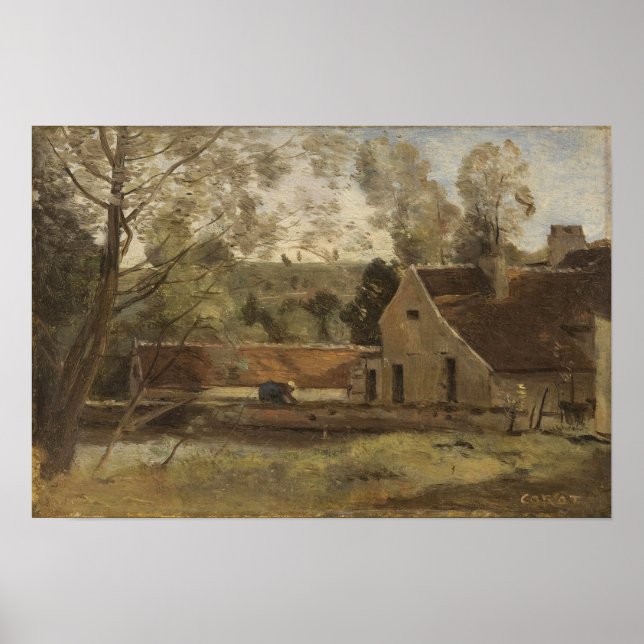 Corot - Chateau Thierry 1855 Poster (Front)