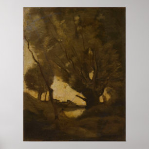 Corot - Italian Landscape Poster