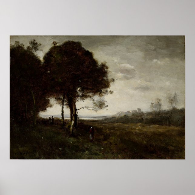 Corot - Landscape 1870 Poster (Front)
