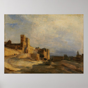 Corot - Pope Castle Poster