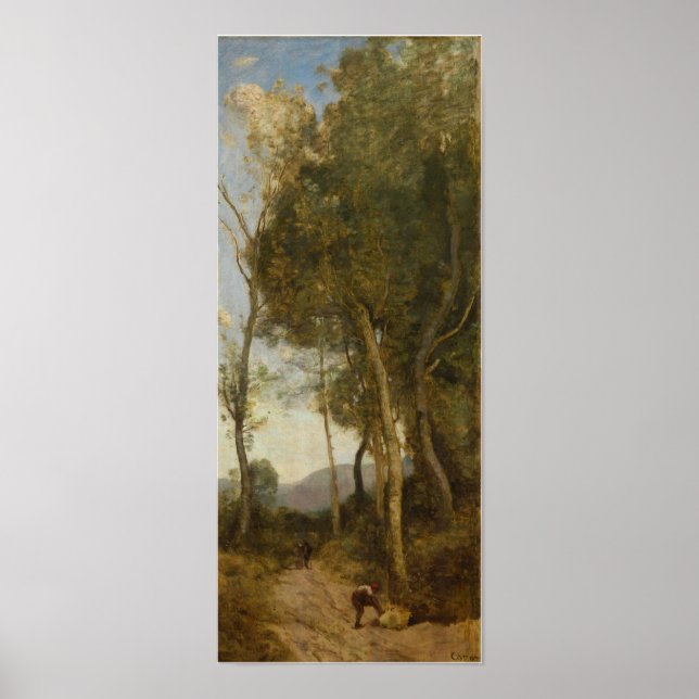 Corot - The Four Times Of Day (Noon) Poster (Front)