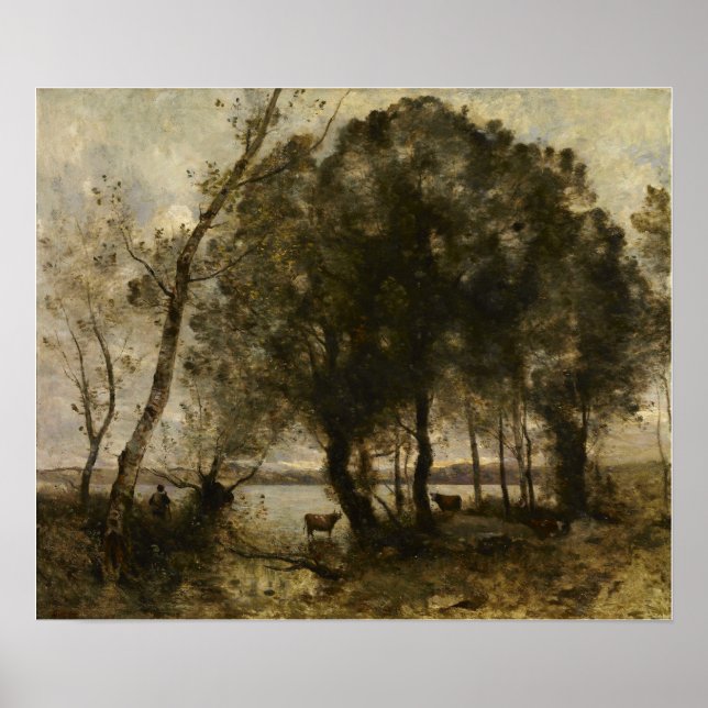 Corot - The Lake Poster (Front)