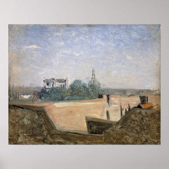 Corot - The Ramparts Of Arras Poster (Front)