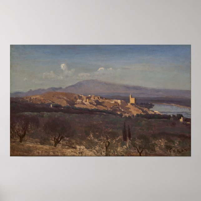 Corot - Villeneuve-Les-Avignon Poster (Front)