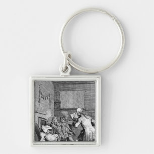Corporal Trim reading a sermon Key Ring