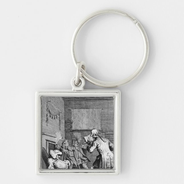 Corporal Trim reading a sermon Key Ring (Front)