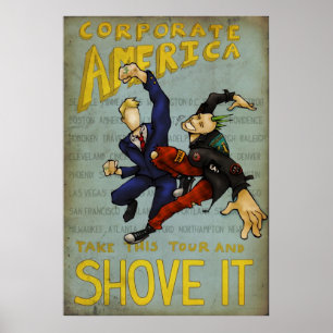 Corporate America Tour Poster