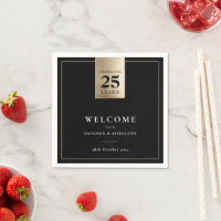 CORPORATE ANNIVERSARY business black white gold
