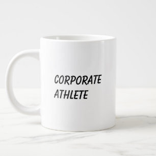 'Corporate Athlete' Funny Coworker Birthday Gift Large Coffee Mug