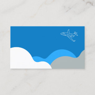 Corporate Aviation Customisable Business Card