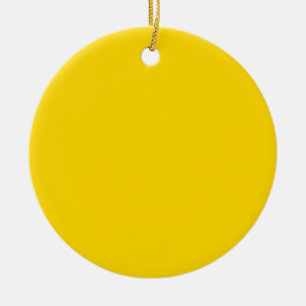 Corporate Blue & Yellow Ornament – Customisable