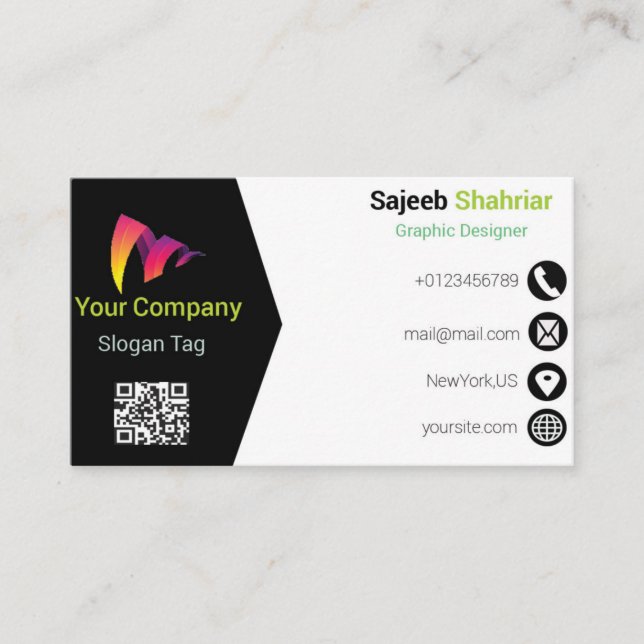 Corporate Business card (Front)