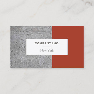 Corporate Business Card   Concrete