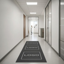 Corporate Business Large Vertical Logo Black