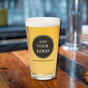 Corporate Business Logo Modern Beer Glass