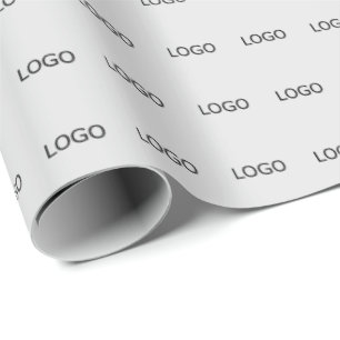 Corporate Business Logo, Photo Gift Wrapping Paper