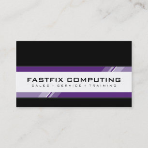 CORPORATE CARD modern hi-tech zing