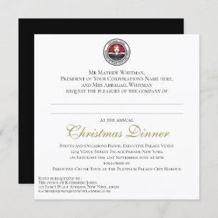 Corporate Christmas Dinner Invitation