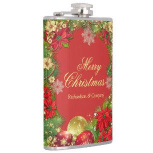 Corporate Christmas Feast Favour Flask