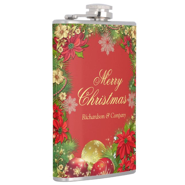 Corporate Christmas Feast Favour Flask (Right)