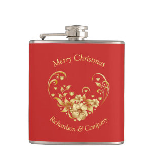 Corporate Christmas Party Favour Flask
